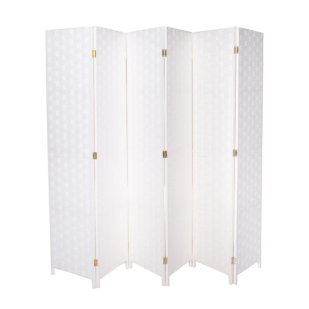 High quality outdoor wicker privacy stand screen room divider privacy screen wood custom