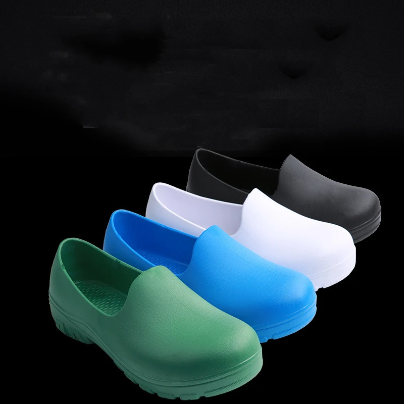 2023 Anti-slip PVC Chef Shoes Anti Static Cleanroom Dustproof Work Shoes Hospital Nurse Shoes