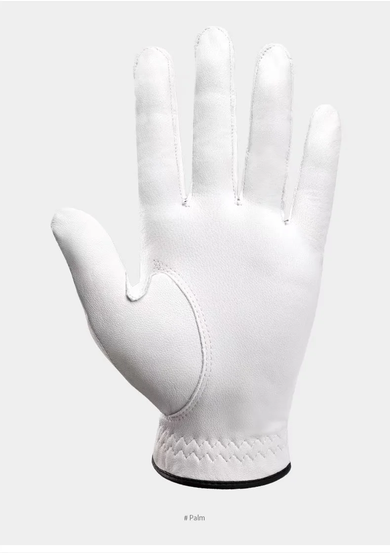 Cabretta Golf Gloves Custom Unisex Sheep Skin anti-slip Golf Gloves Soft Comfortable Breathable Golf Gloves Cabretta