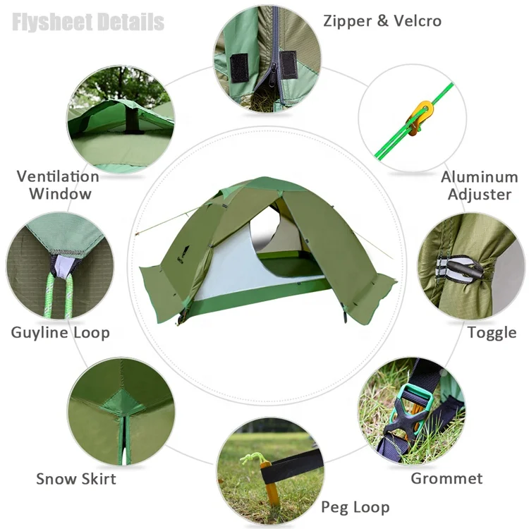 Winter Camping Outdoor Waterproof Canopy Car Roof Child House  Folding Glamping Stretch Tent
