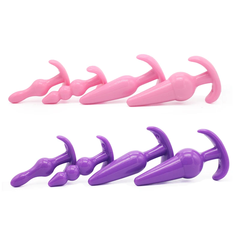 
4 pcs/set Butt Plug Adult Sex Anal Toy For Men And Women Anal Plug Factory price 
