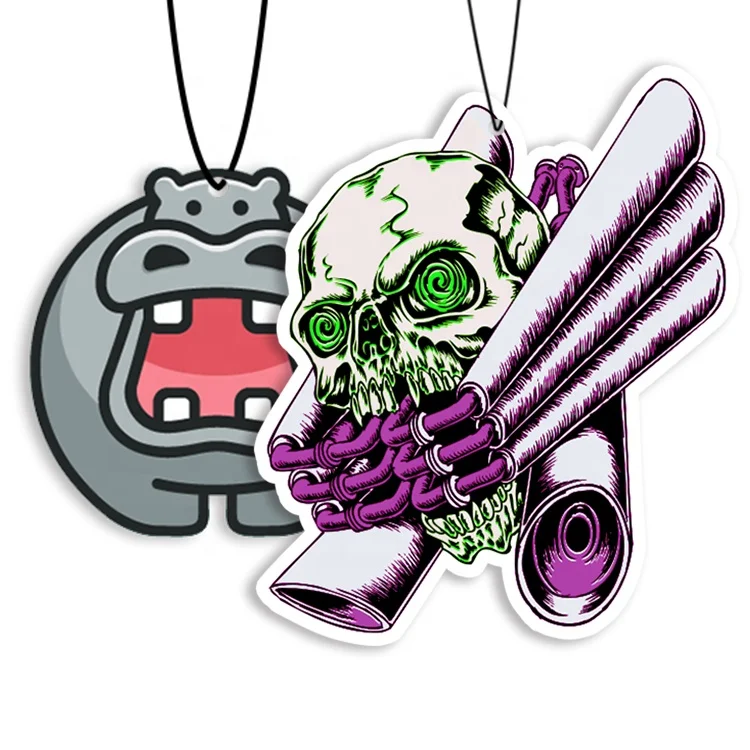 Customized natural air freshener for car name brand air fresheners