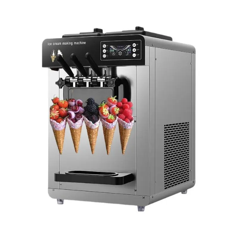 High Capacity Ice Creme Machine Automatic Frozen Yogurt Machine for Ice Cream Shop 110V 220V Available 750W