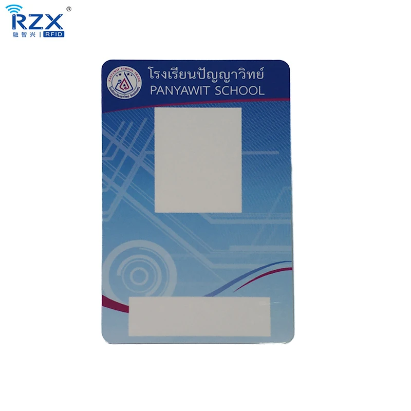 Customized PVC ID Card CR80 85.5*54MM for Vip Event Badge Student Employee Cards