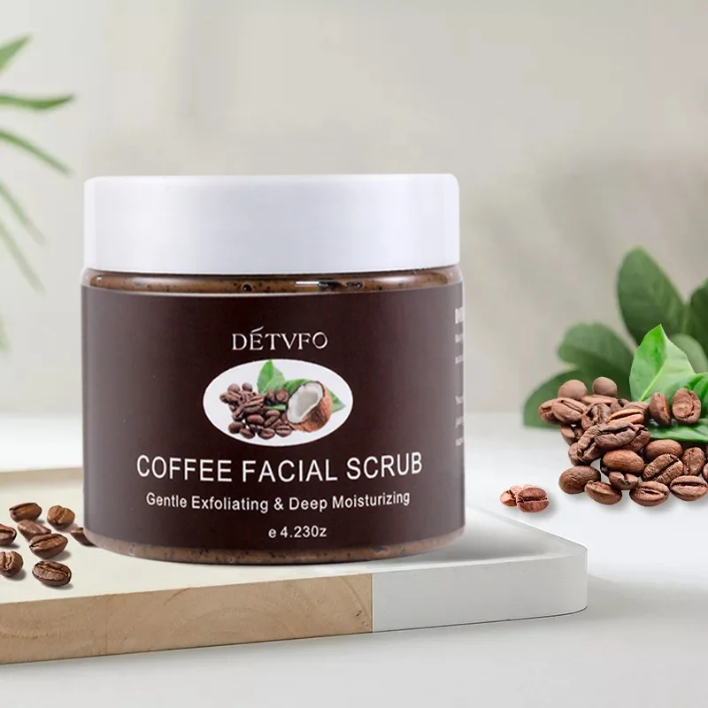 Dry skin cleansing strong whitening body and face bodyscrub exfoliate facial scrub exfoliator coffee exfoliating scrub
