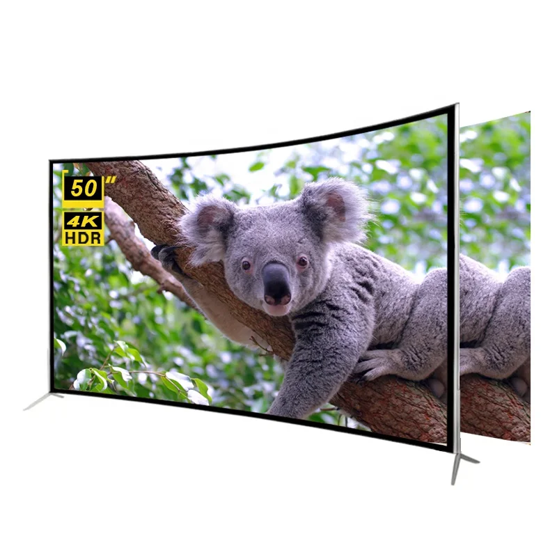 Hot sell best price 4K HD drop-resistant TV 50 inch Android Smart Television customize frame and package