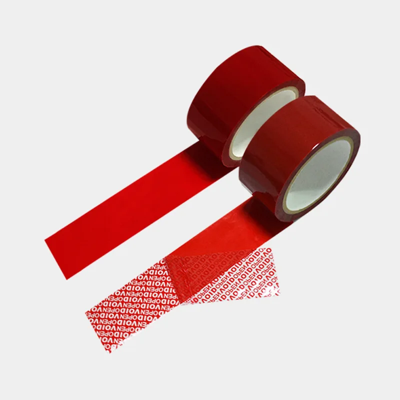 VOID OPEN Factory Custom Security Void Tape Jumbo Roll Evident Tamper Security With logo VOID Tapes