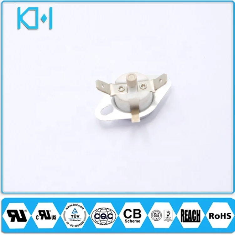 KH Wholesale Coffee Machine Thermostat Snap Action Bimetal Disc Temperature Controller High Limit Thermostat Control Relay Part