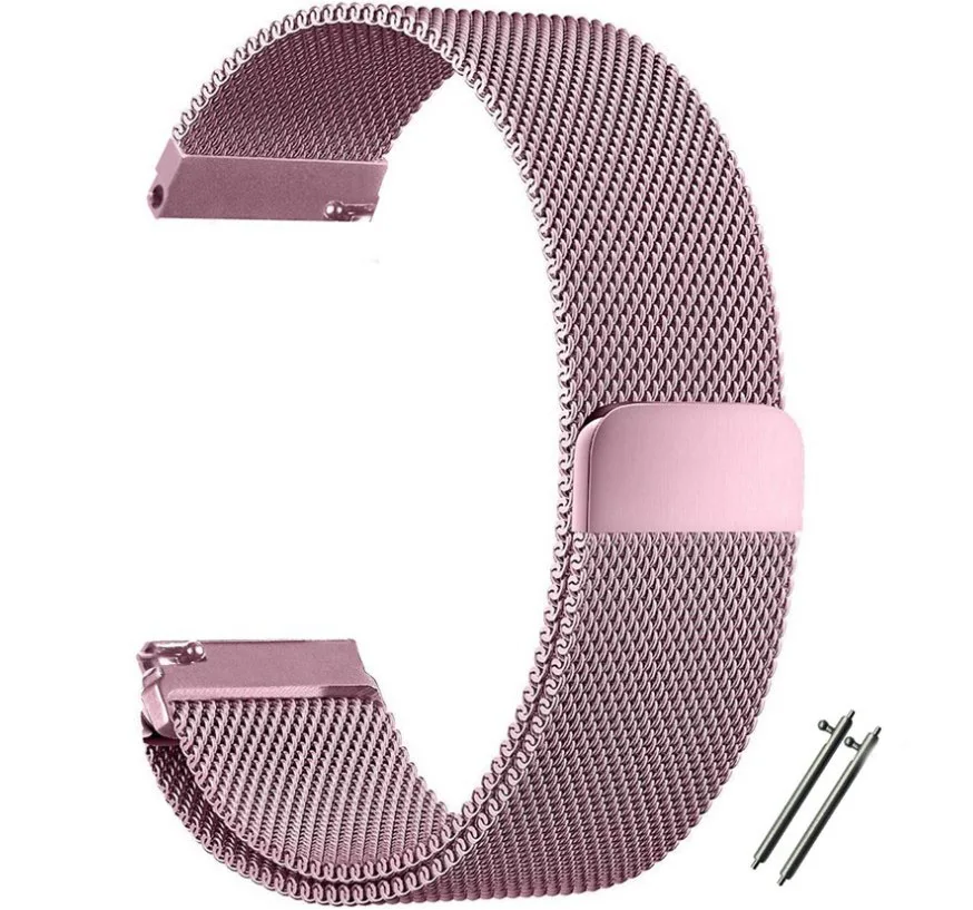 20mm 22mm Adjustable Magnetic Loop Stainless Steel Milanese Band For Samsung Galaxy Watch 6/5