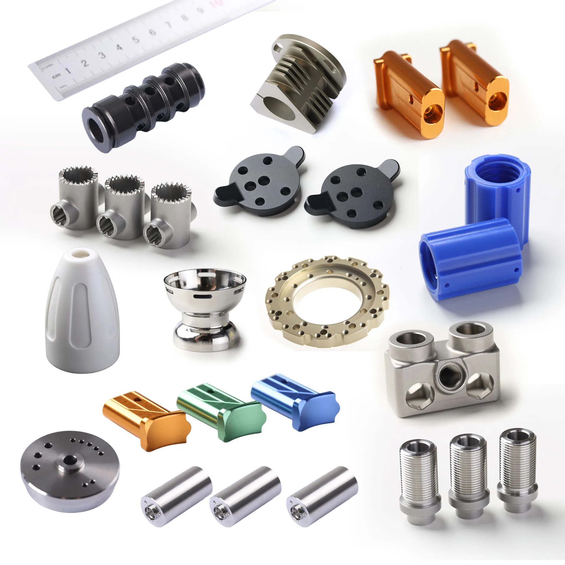 High Precision 5 Axis CNC Milling PEEK Delrin POM Polycarbonate Plastic machining Mechanical CNC Component Parts