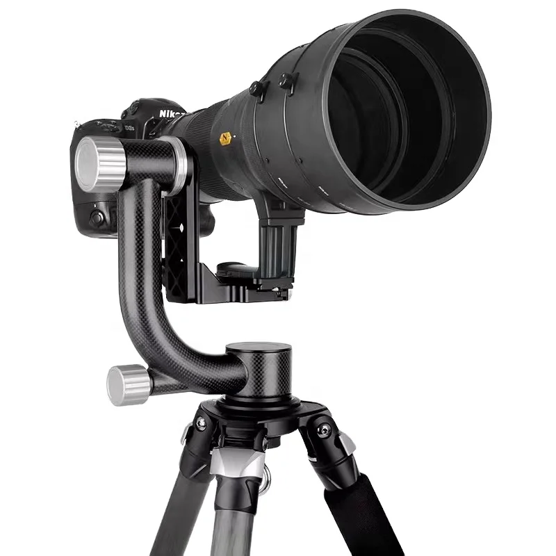 Factory direct sales carbon fiber photography tripod head stand holder for Competition snapshot photography