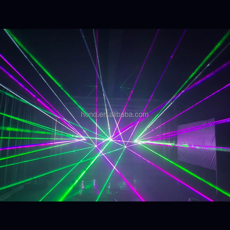 Laser Animation rgb laser Light KTV Bar Door Decoration Light Party 5W 6w RGB full color laser
