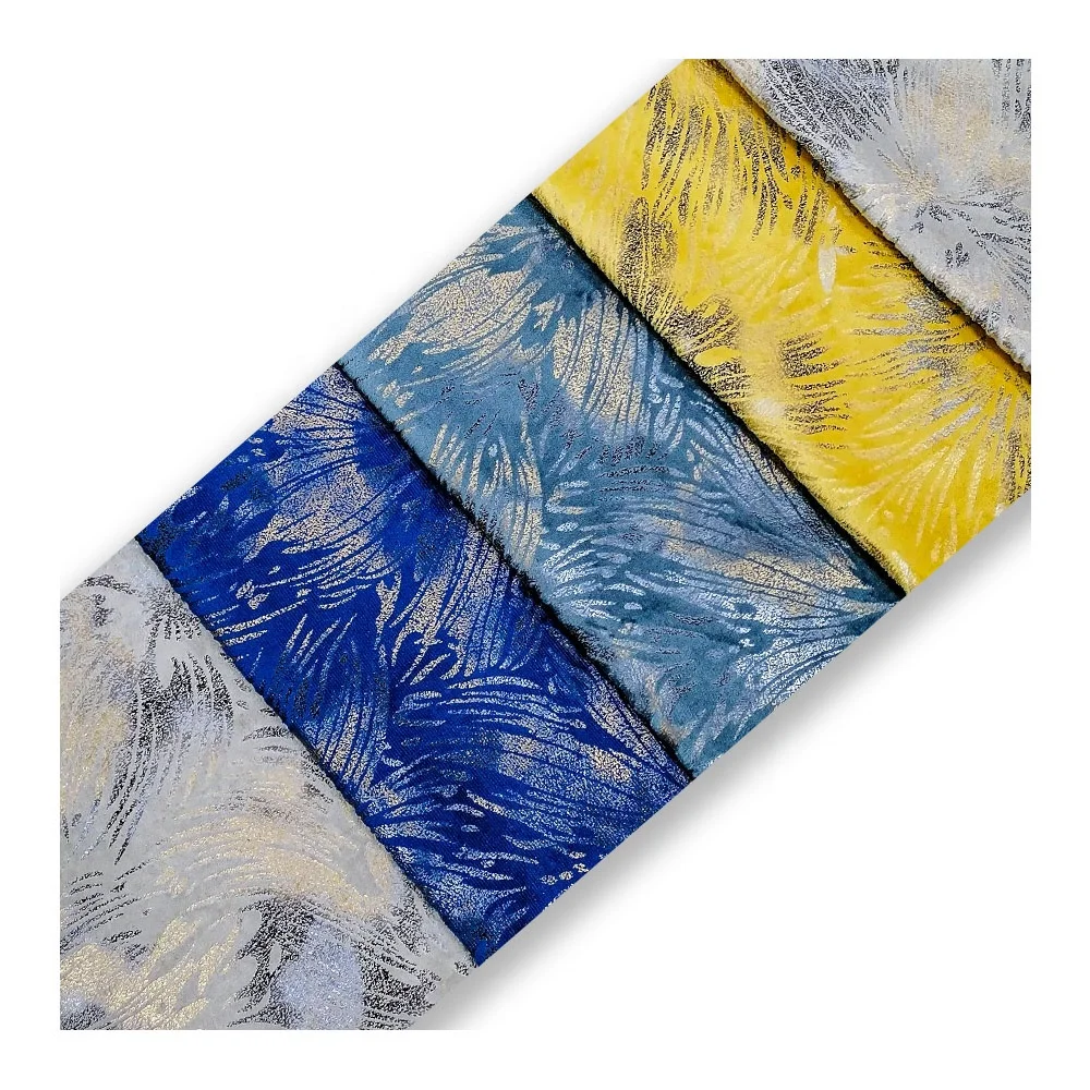 2020 Holland Velvet Foil Polyester China Knitting for Furniture and Upholstery sectional sofas fabric