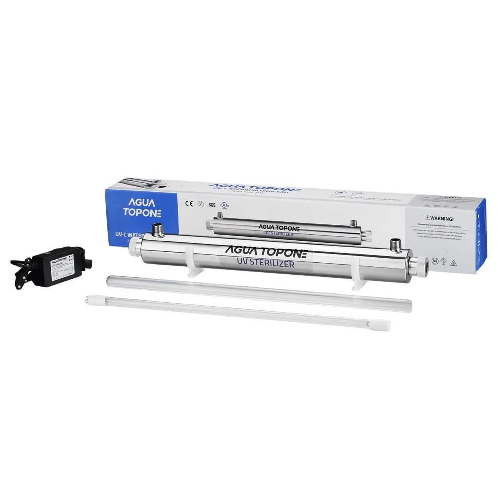 Factory Price Water Treatment Filters Uv Swimming Pool Sterilizer Home 25w 6gpm Uvc Water Ultraviolet Sterilizers