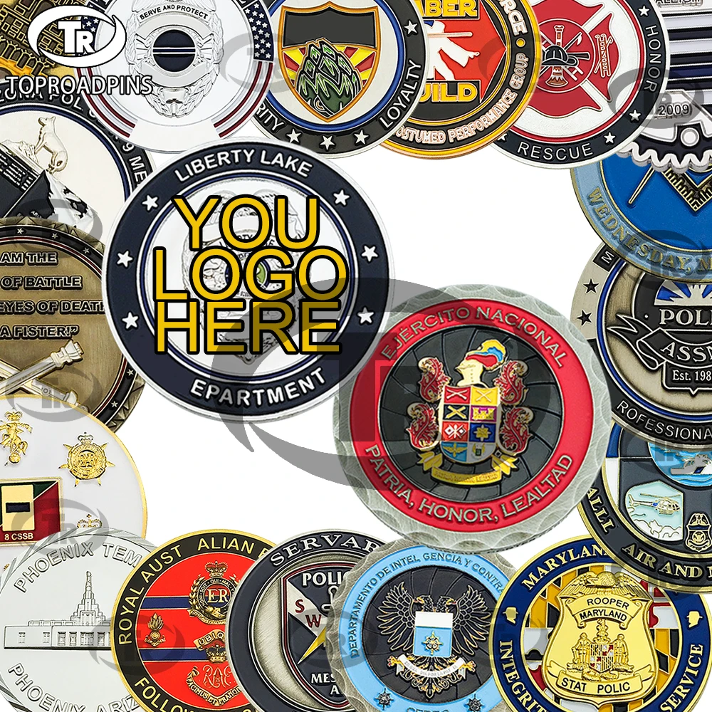 Custom Iron Coin 2 3D Challenge Coins Die Stamped Selling And Buying Old Coins