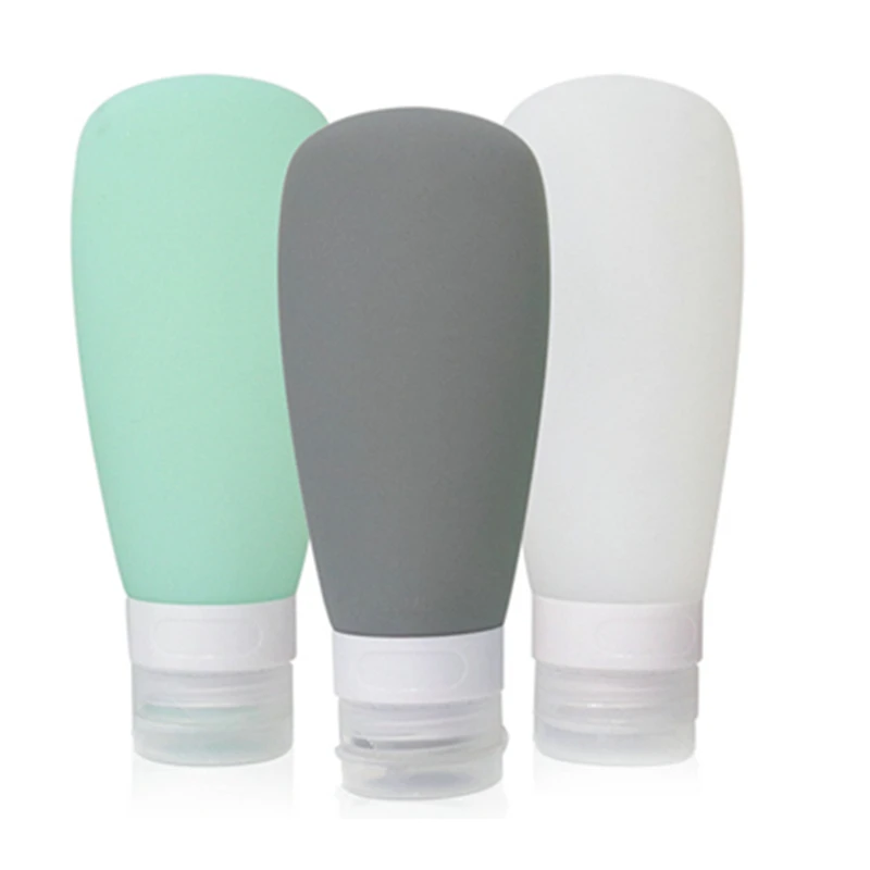 Wholesale Silicone Cosmetic containers Sets Leak-proof Silicone Travel Bottle