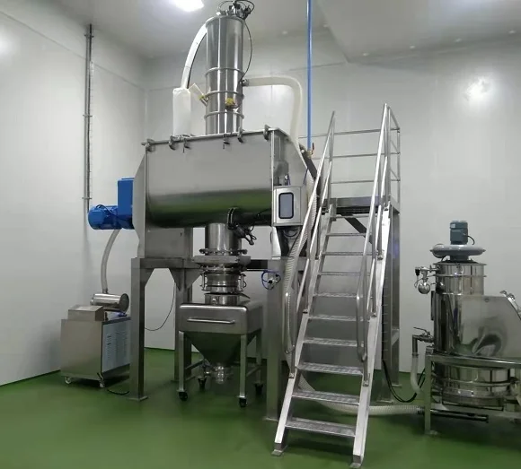 vacuum conveyor feeding machine mixing machine packing machine, powder making machine dry powder maker