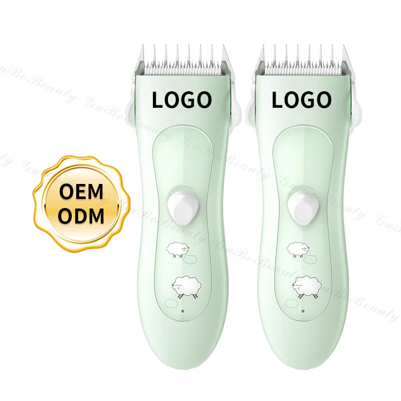 
Gubebeauty professional quiet ceramic waterproof electric mini hair trimmer for homeuse children with FCC&CE 