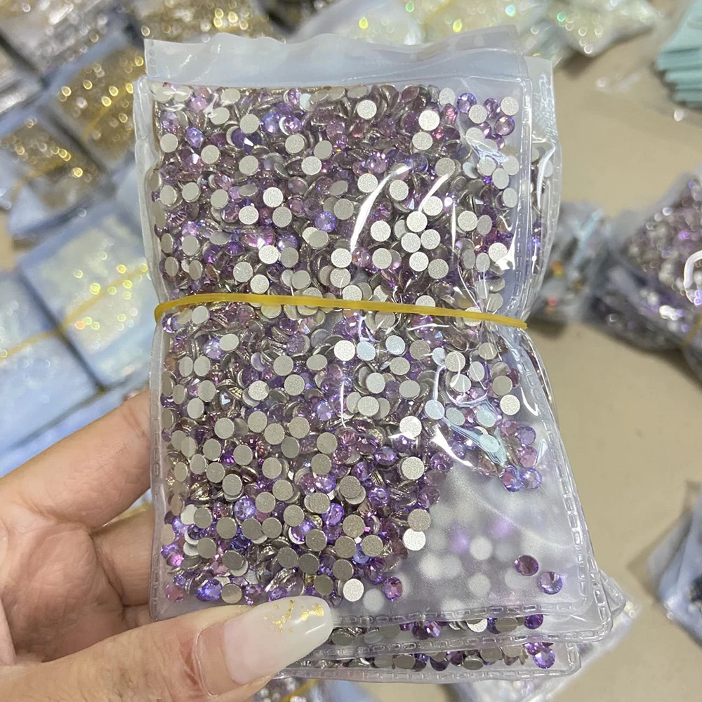 XULIN SS3-SS60 104 Color Flatback Crystal Stone Wholesale Loose Glass Rhinestone