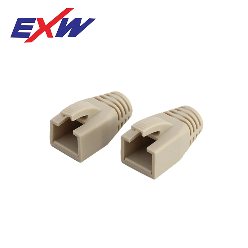  Cat 6 cat 5e UTP STP RJ45 ботинка штепсельной вилки разъем крышки ботинки на резиновой