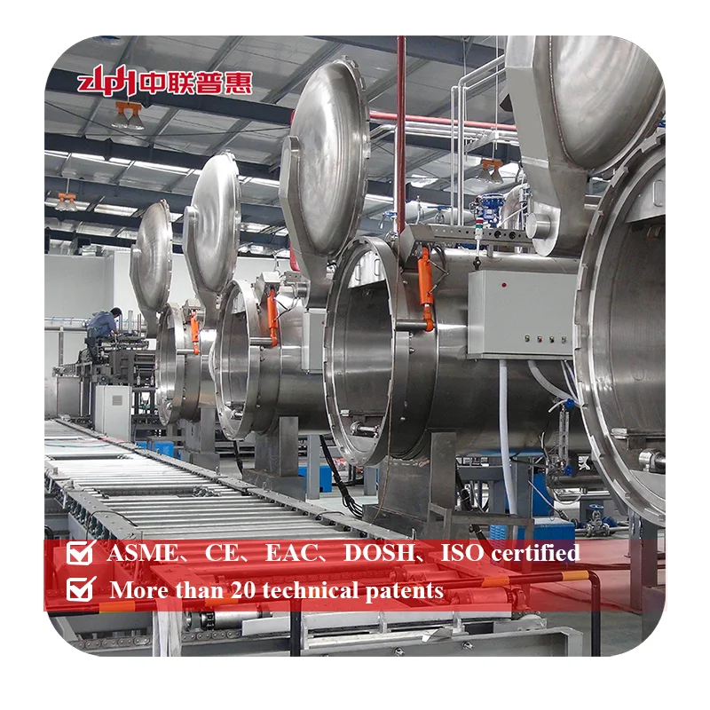 Autoclave Static Sterilizer Continuous Autoclavation Water Spray Retort Sterilization Canned Meat PLC Motor Core Components