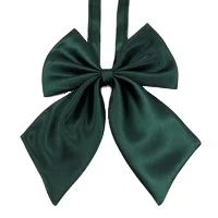 High quality polyester Clothing accessories bowties Uniform Polyester Bowties Plain School Style Lady Girl Bow