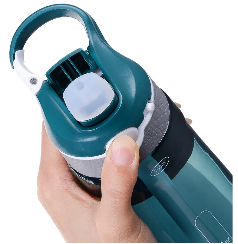 Tritan Plastic Water Bottle Student Portable Outdoor Sports Duck Bill Water Cup With Straw