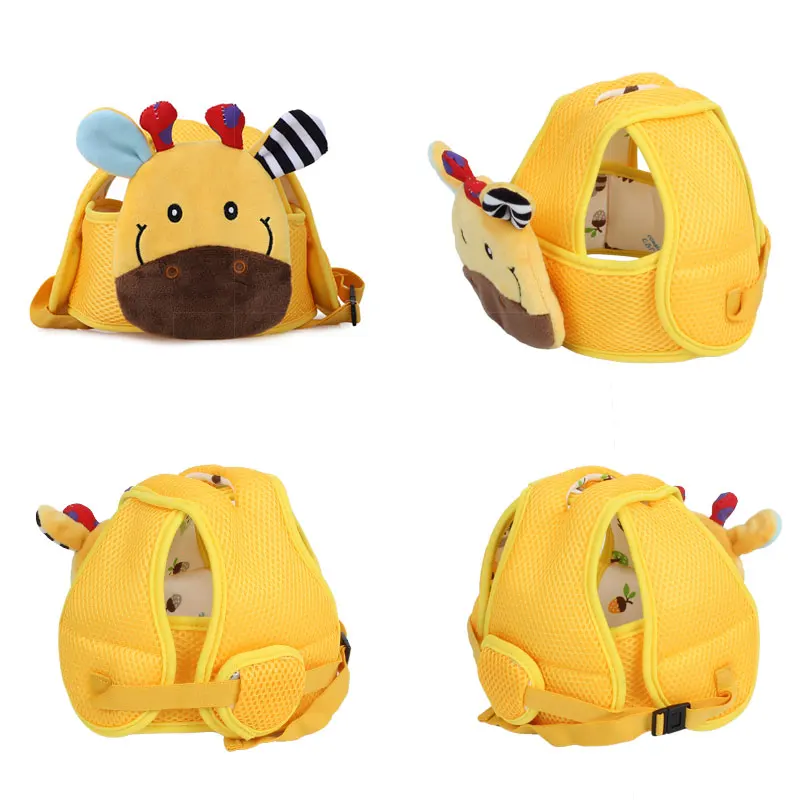 Plush animal Protective baby Head Safety helmet fall protection Hat for walking D140