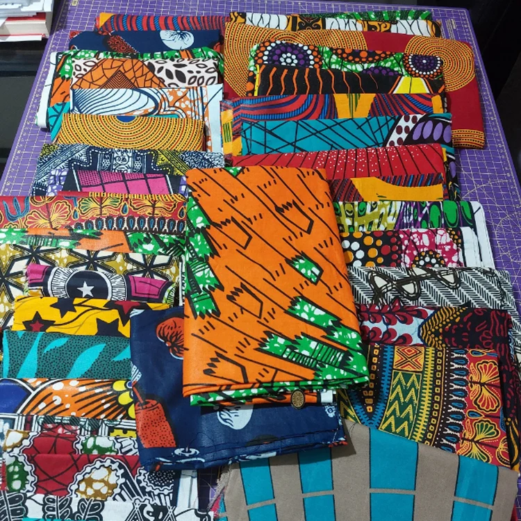 Custom designer original grand super pagne hollandais kente african soft cotton wax print ghana ankara african cotton fabric