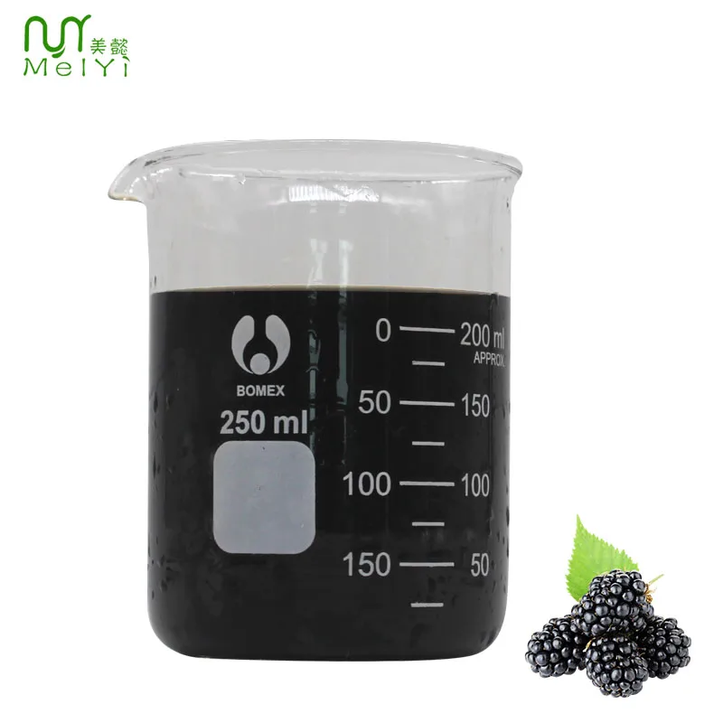 
Natural plant extract Liquid Black Mulberry Fruit Extract Cosmetic raw material supply 1kg 