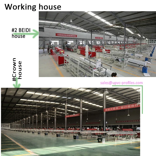 uPVC Profiles Door Panel Wood Color Profiles For Bathroom Door