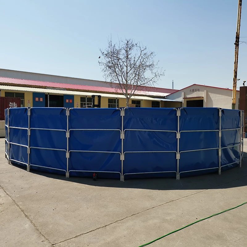 Recirculating aquaculture systems commercial tarpaulin galvanized biofloc pisciculture bassin equipment