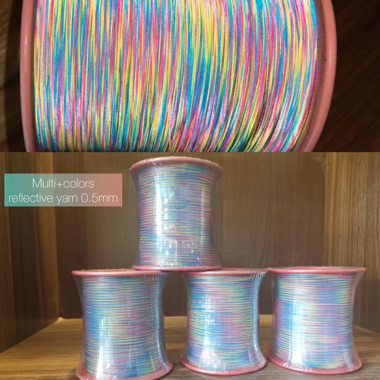 Светоотражающая пряжа волокна для пользовательских дизайнов носков