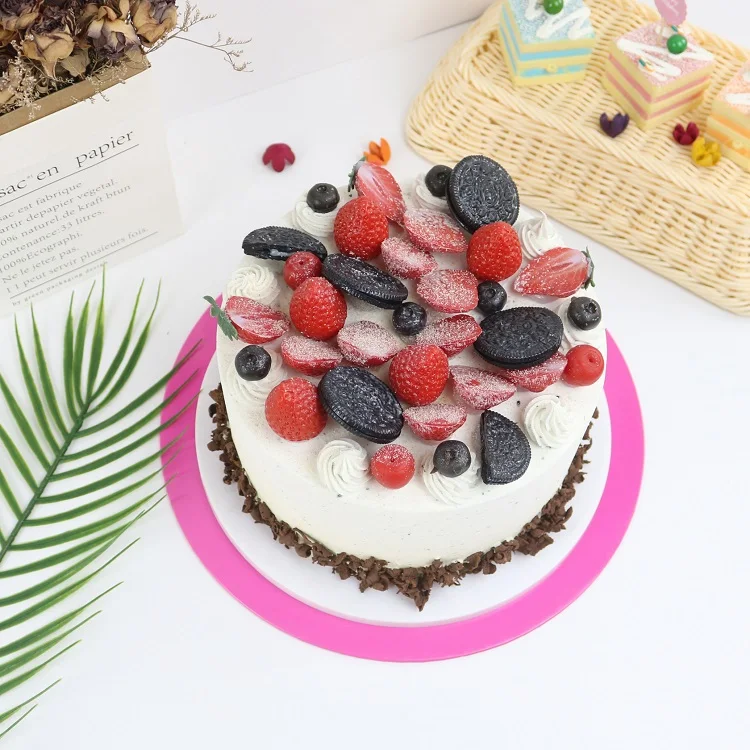 New design custom cake tools 14 inch greaseproof Cake bases 12mm corrugated cake drums