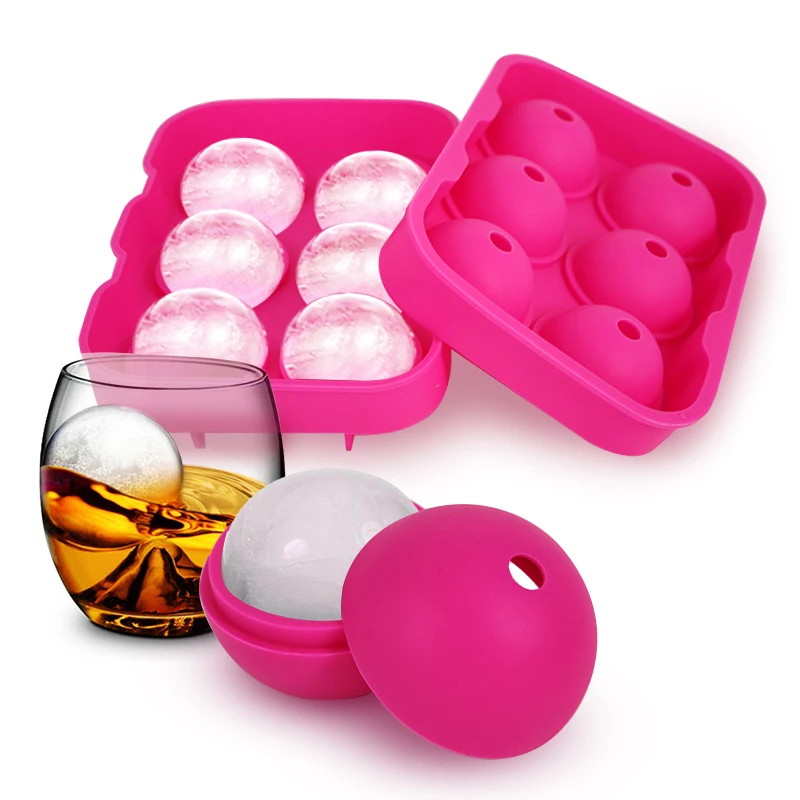 
Не содержит Бисфенол А, легко снимаемая многоразовая Сфера, льдогенератор с крышкой, Большая квадратная силиконовая форма для льдовых шаров 