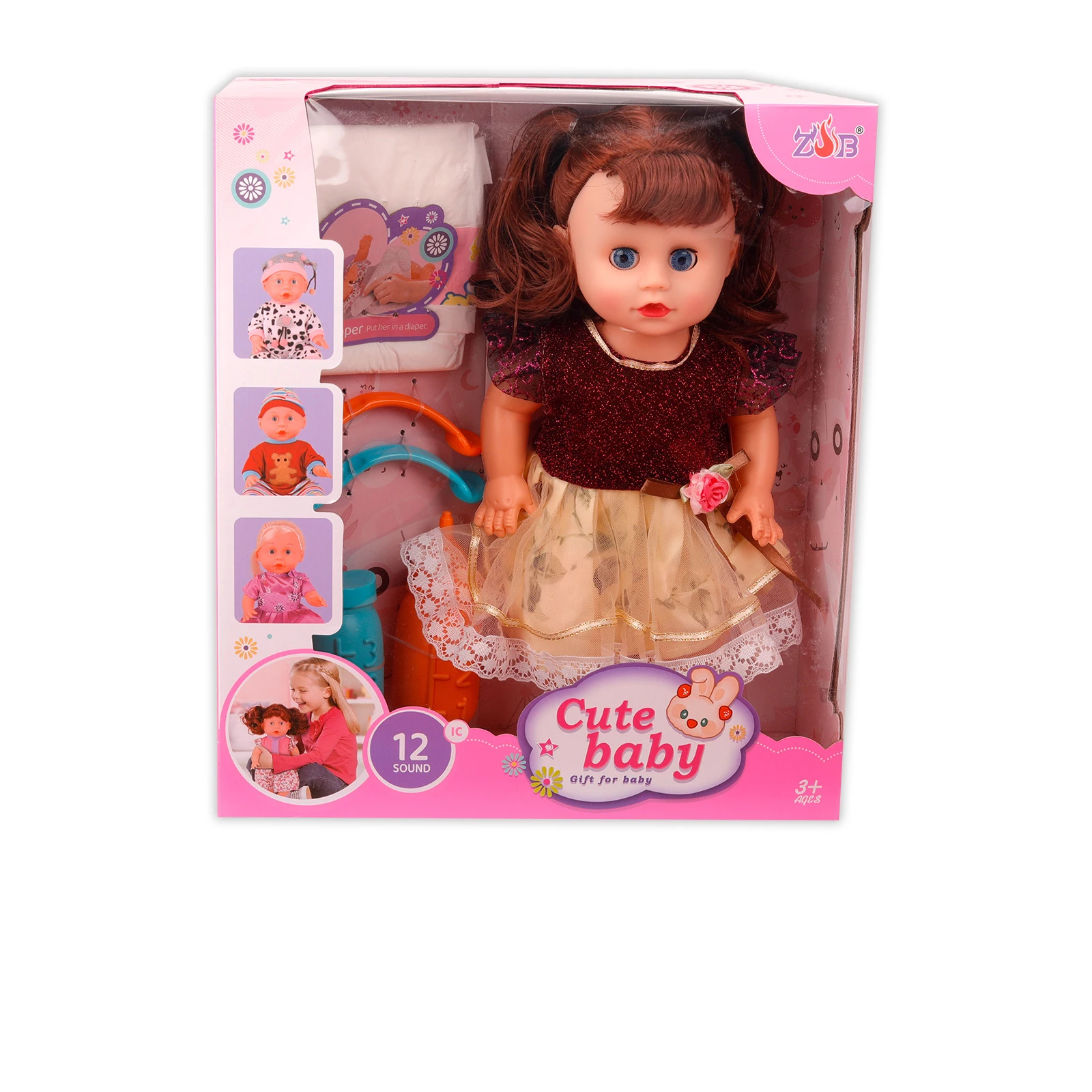 30cm real looking kids doll toys silicone reborn vinyl baby dolls toys with accessories can pee&drink