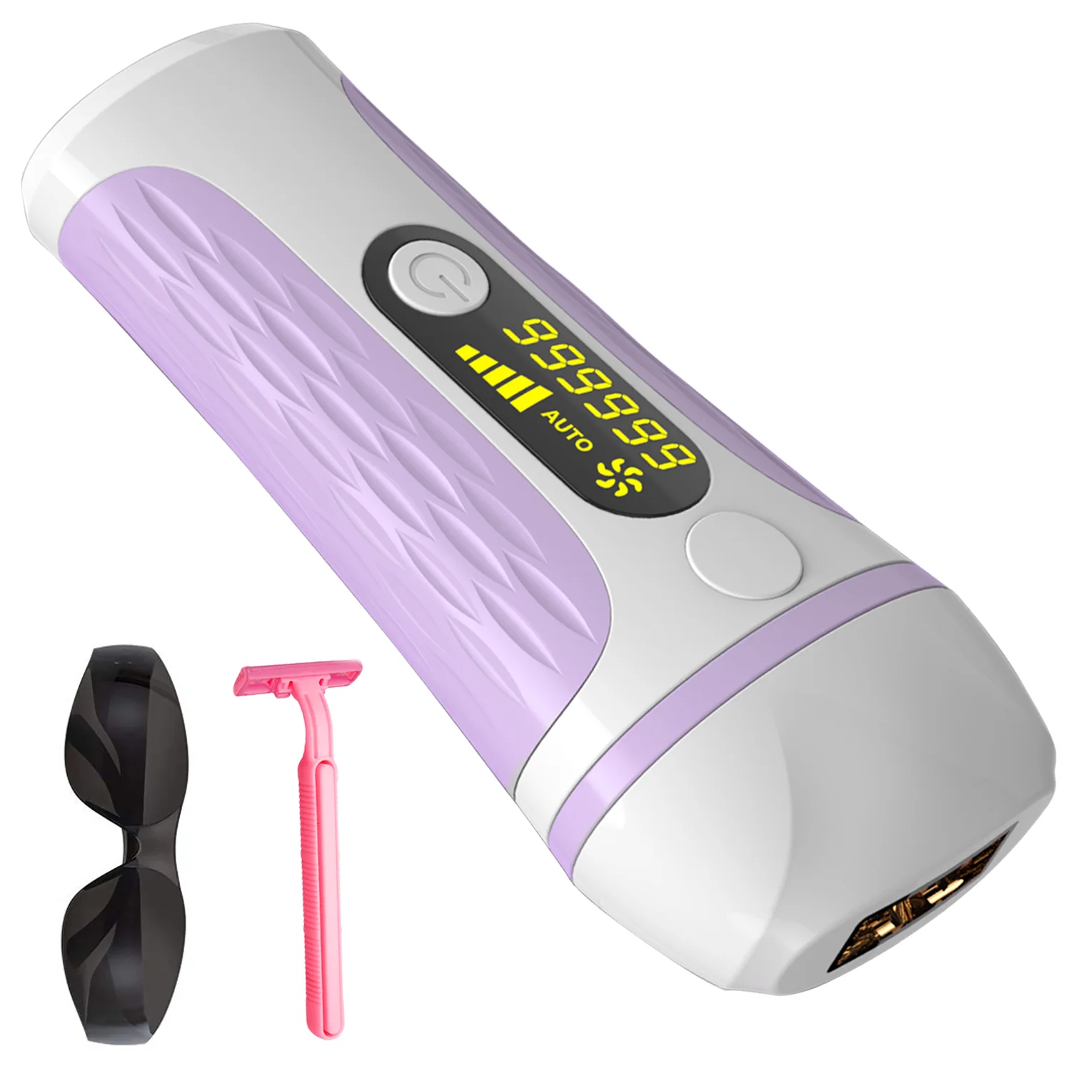 Laser Permanent Hair Removal Device for Women & Men - UPGRADE to 999,999 Flashes IPL Hair Remover Machine for Home Use Epilator