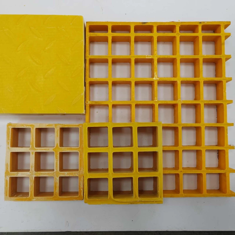 Fiberglass Mesh Platform Pultruded Grating drainage  grating for Floor Composite Molded grating walkway  cover channel