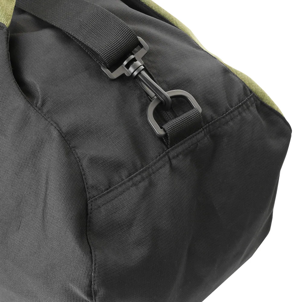 Portable multifunction polyester rPET lightweight folding travel duffle bag 30L 40L
