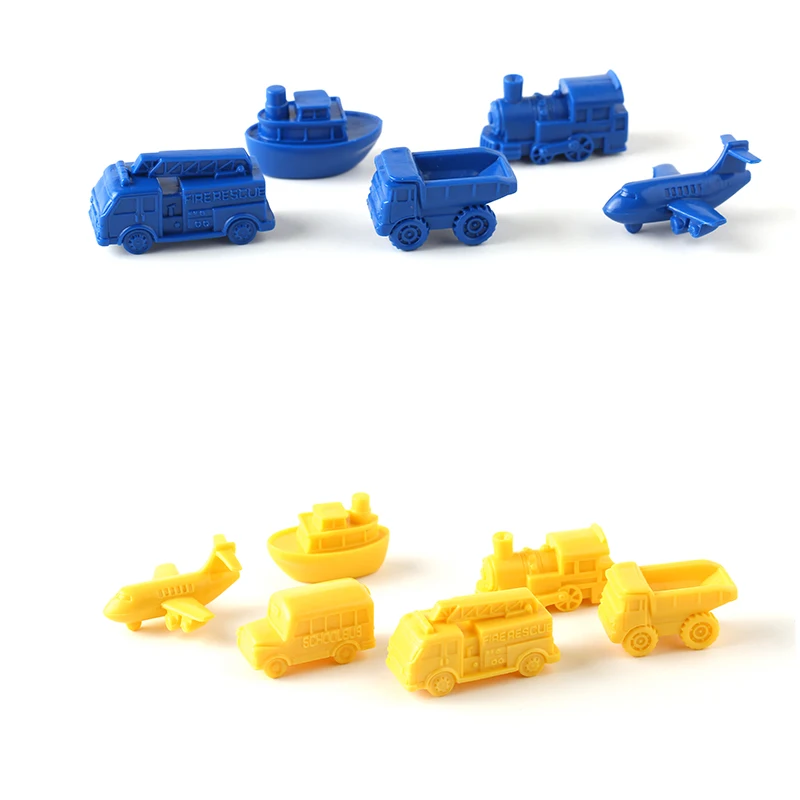 Preschool Toys of Vehicle Counters, Transport Counters Learn Counting, Colors, Sorting and Sequencing Math Manipulative