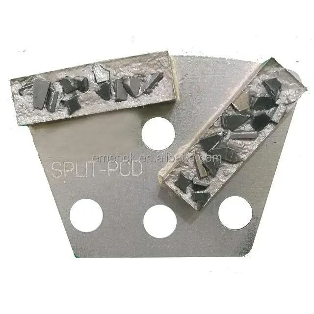 Split PCD Grinding Pad Shoes Abrasives Pad Surface Grinding Stone Polishing Grinding 3 Years for Epoxy Glue Coating Removal SPF