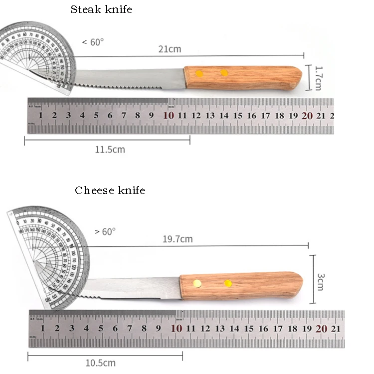Barbecue accessories Stainless steel picnic tool set Cheese knife steak knife chopping board