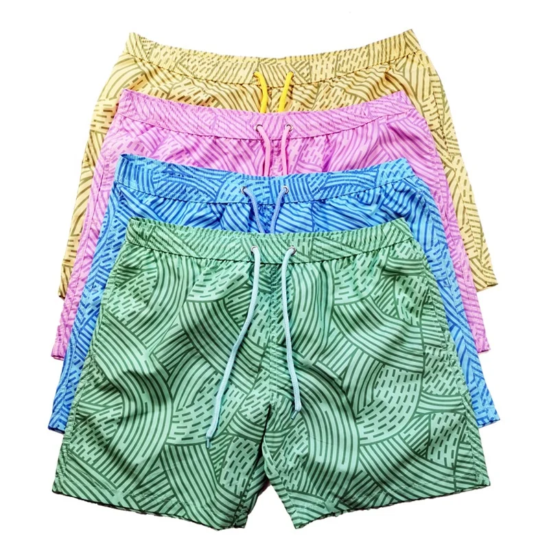 
Shorts Short Change Swimshorts Swimming Pants Beach Color Changing Swim Trunks for Men 