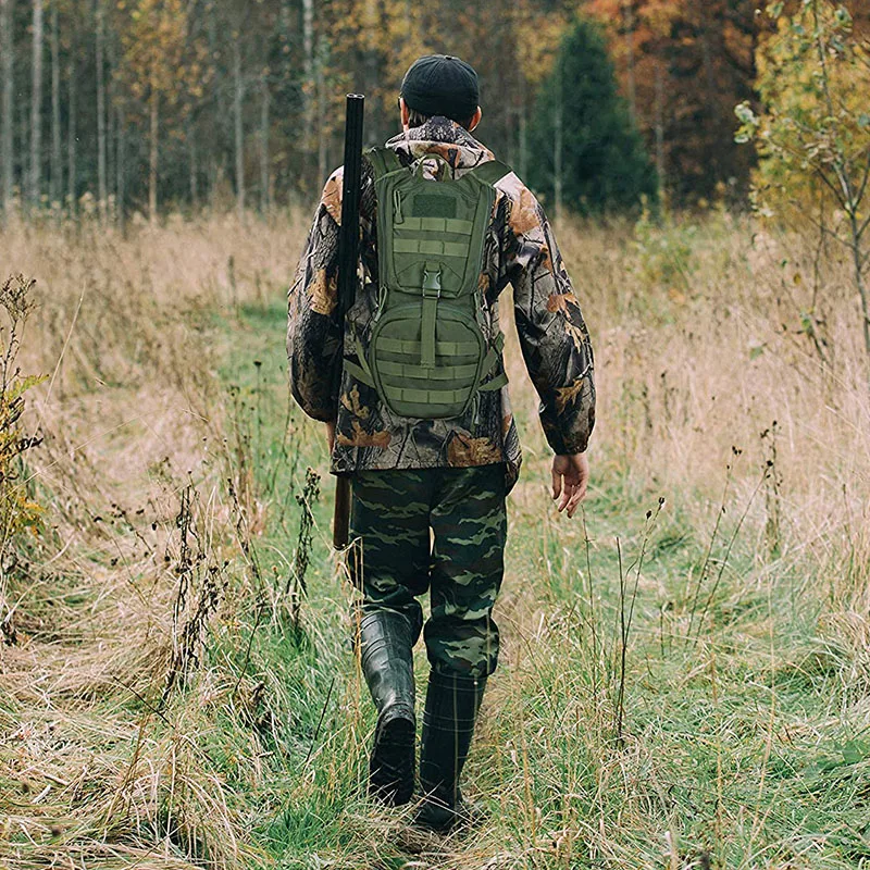 Wholesale Custom logo lightweight running 2L 3L TPU Water bladder men tactical military camo Hydration backpack pack Bag