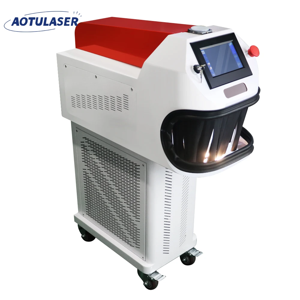 150W 200W 230W Desktop Welding Laser Welding Machine For Jewelry Gold Necklace Copper