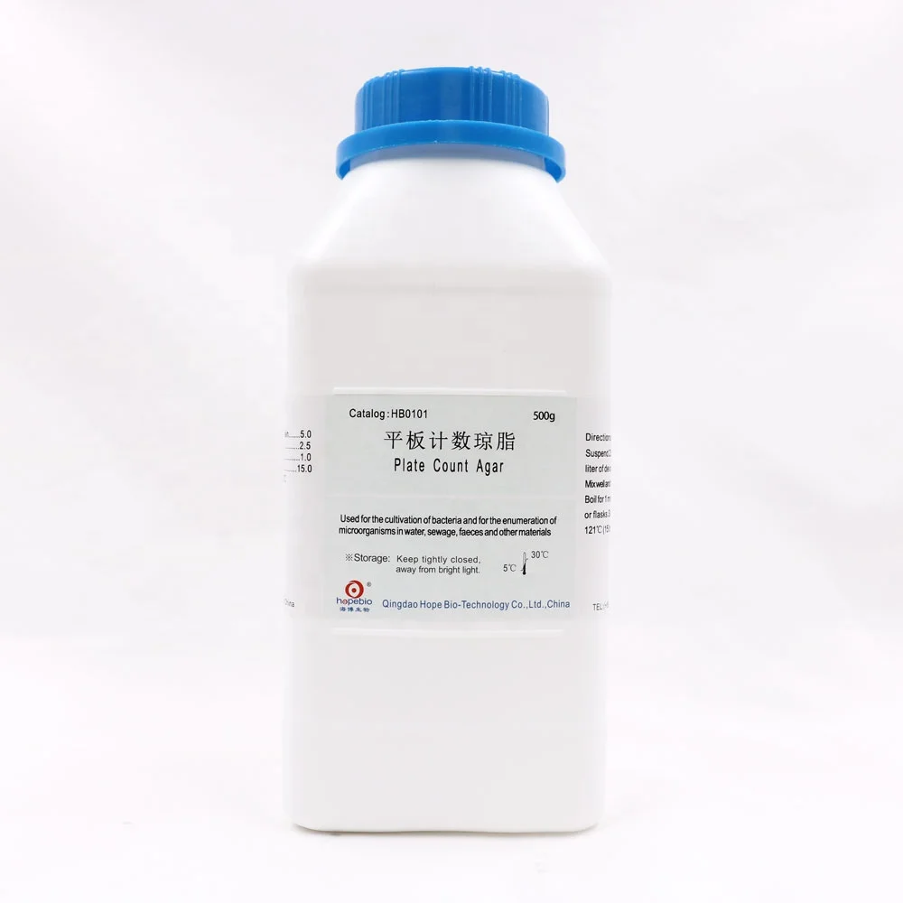 Плоский агар, используемый для культивирования бактерий, перечисления микроорганизмов в воде, сточных вод, фекалий и т. д.