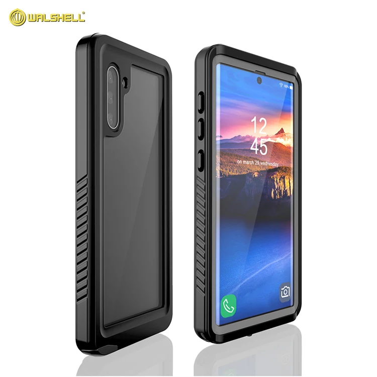 For Samsung note 10 plus shockproof case cover with built in screen protector waterproof carrying cases