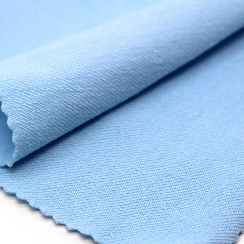 Pure cotton pull frame twill small sweater fabric 32 combed cotton sweatpants jacket fabric
