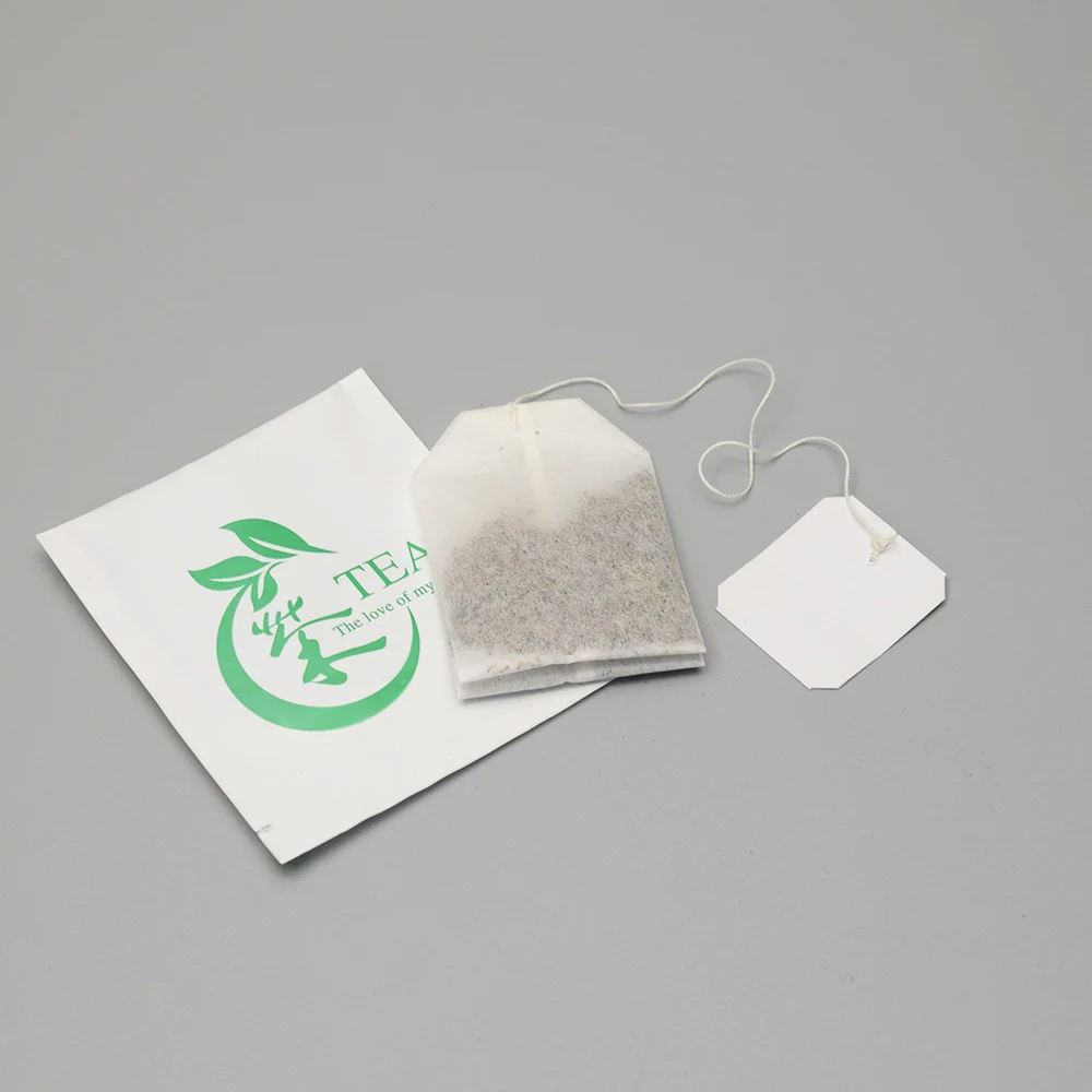 Wholesale Customized Size Color Cardboard Tea Bag Box Packaging Biodegradable Free Tea Package Drawstring Wood Pulp Accpect OEM
