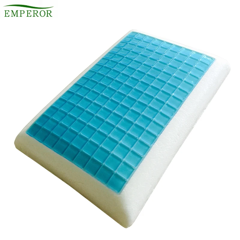 
Orthopedic Silica Gel Infused Pillow Sognare Microfiber Comfort Cold sleeping sponge memory foam comfort pillow gel 